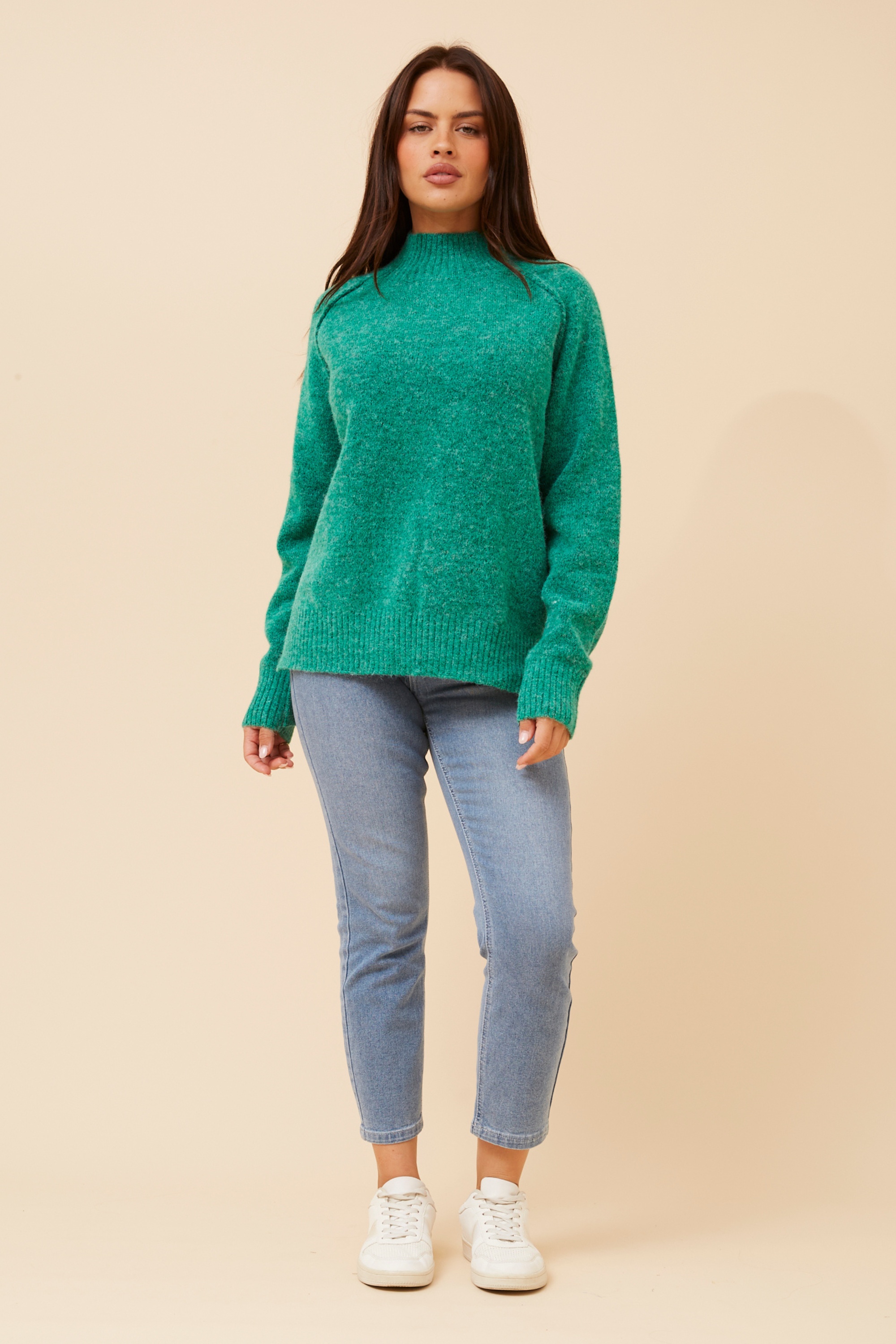 GRETCHEN SOLID KNIT JUMPER