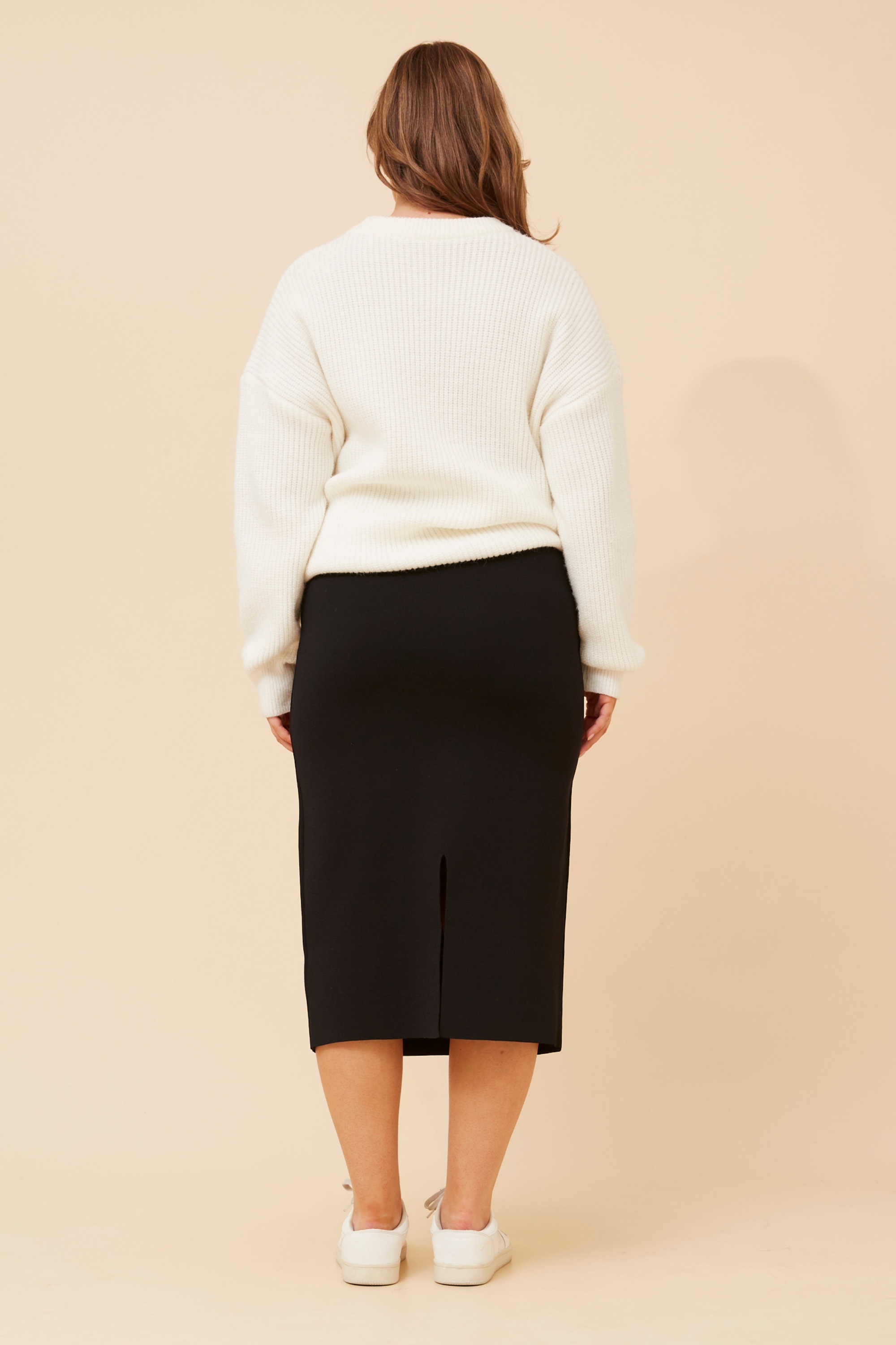 GWENDOLYN SOLID KNIT SKIRT