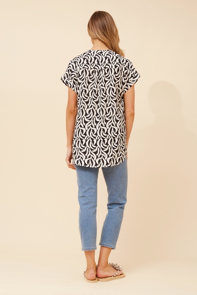 GWIN ABSTRACT PRINT TOP