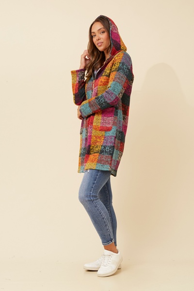GYPSY CHECK PRINT COAT