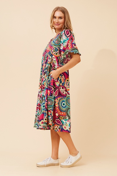 HADASSAH PRINTED MIDI DRESS