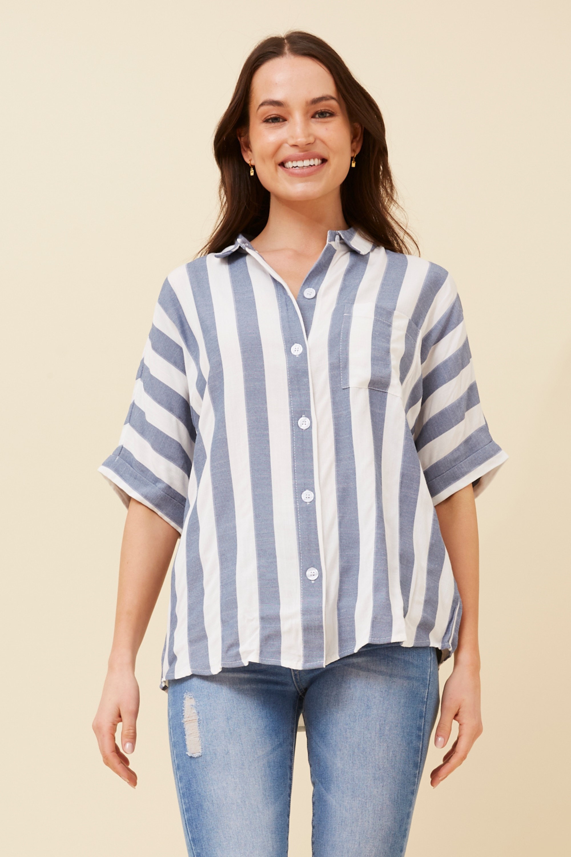 HADLEY STRIPE SHIRT