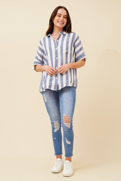 HADLEY STRIPE SHIRT