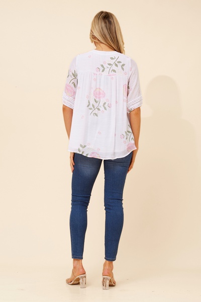 HALIMA FLORAL TOP