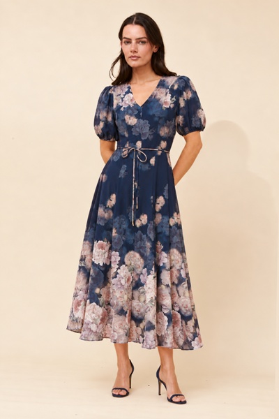 HAMAL FLORAL MIDI DRESS