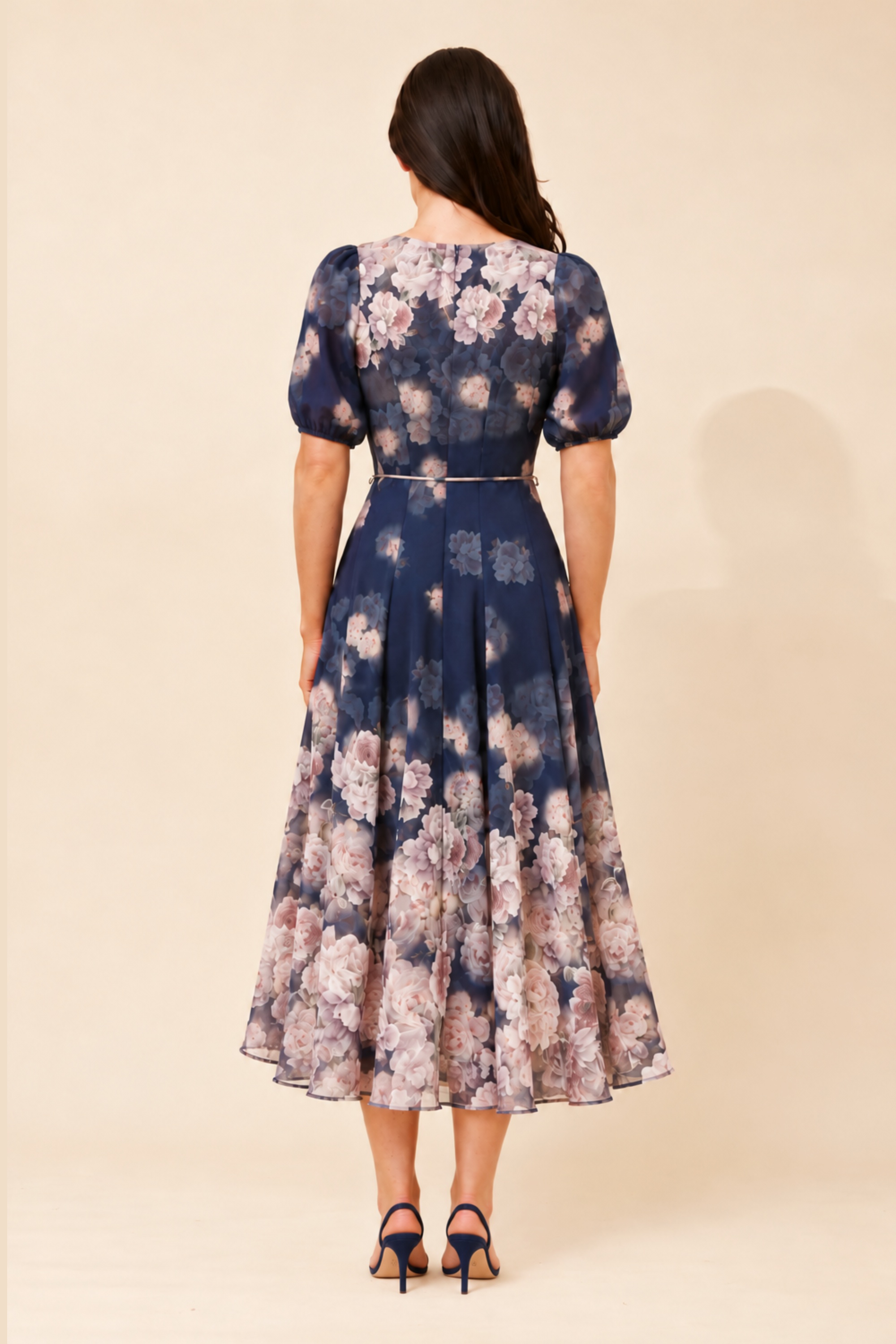 HAMAL FLORAL MIDI DRESS
