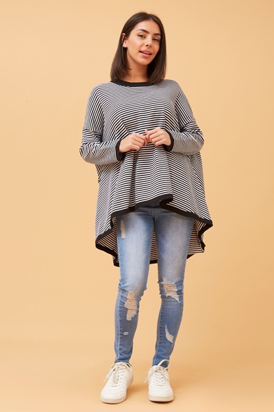 HANNES STRIPED KNIT JUMPER