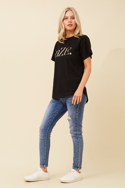 HANSEL AZE SEQUIN TEE