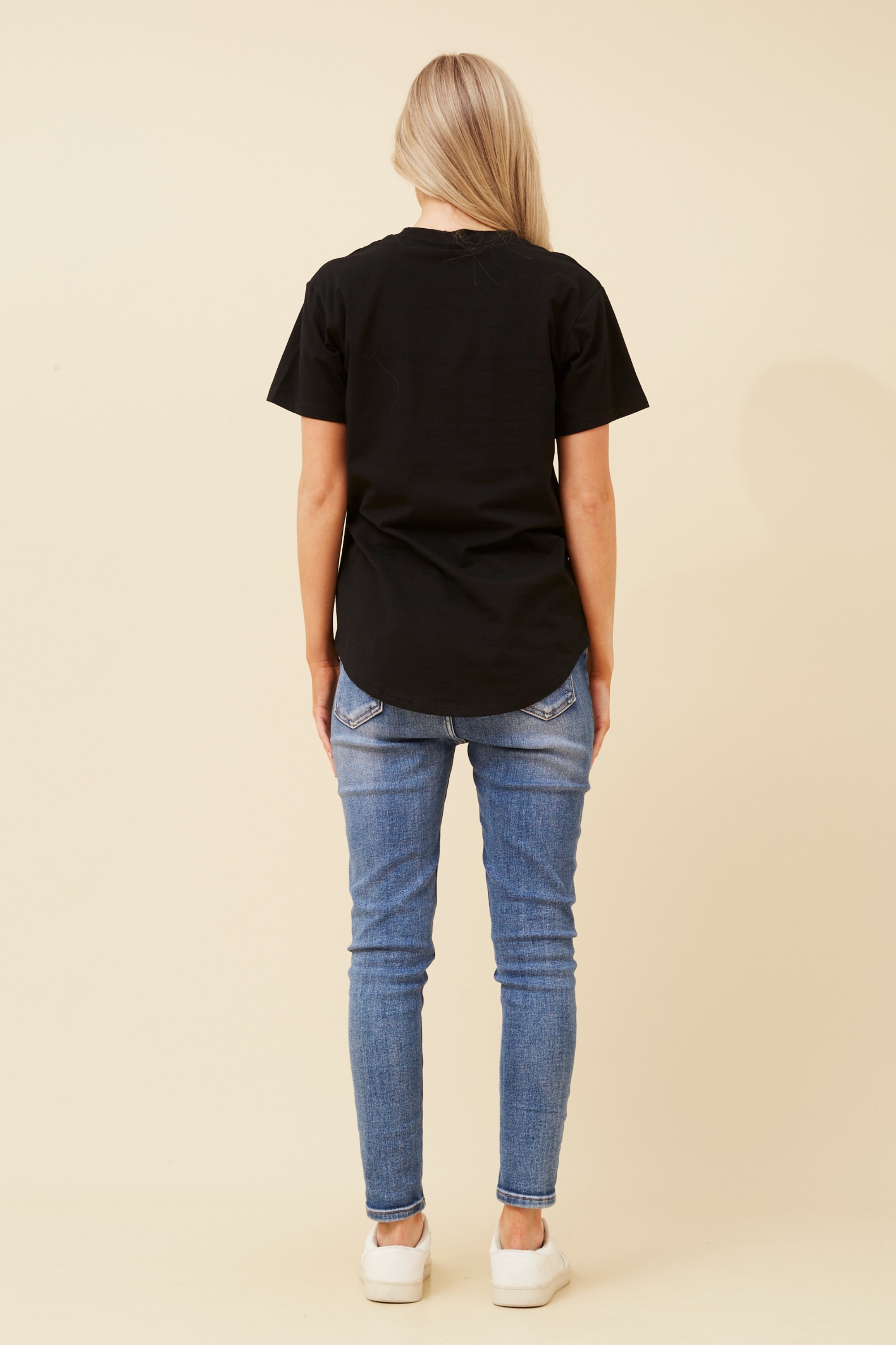 HANSEL AZE SEQUIN TEE