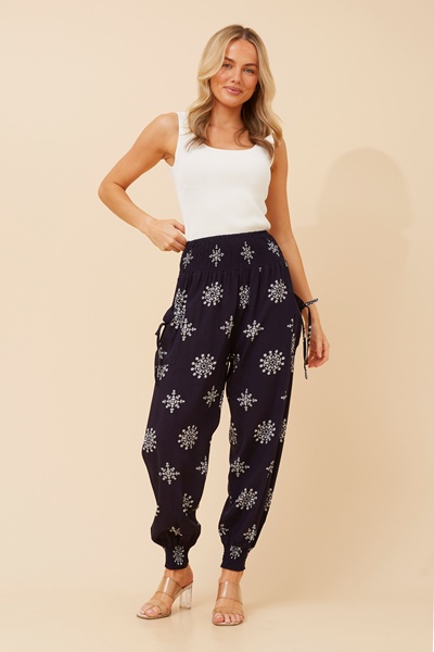 HAREM ABSTRACT PRINT PANTS