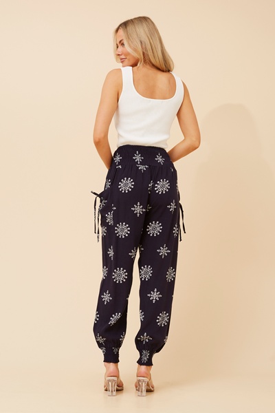 HAREM ABSTRACT PRINT PANTS