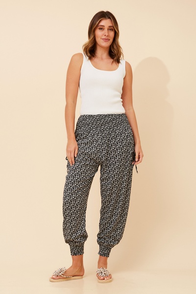 HAREM ABSTRACT PRINT PANTS