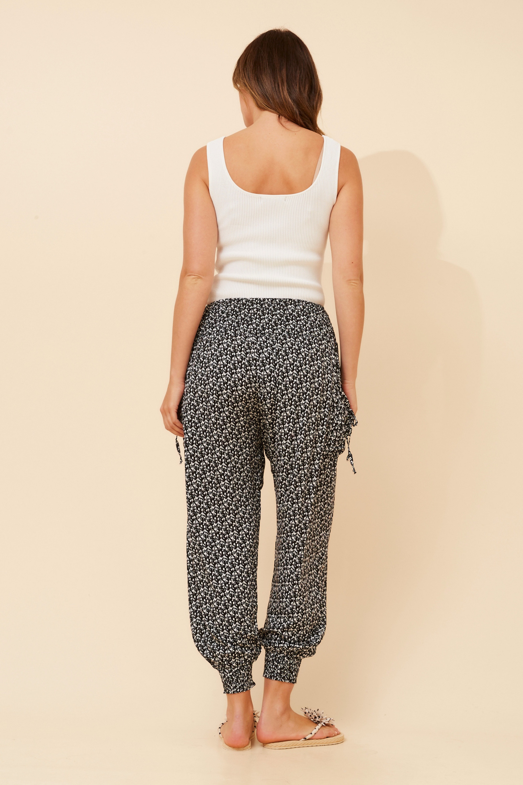 HAREM ABSTRACT PRINT PANTS
