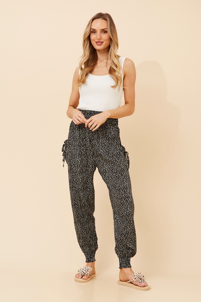 HAREM ABSTRACT PRINT PANTS