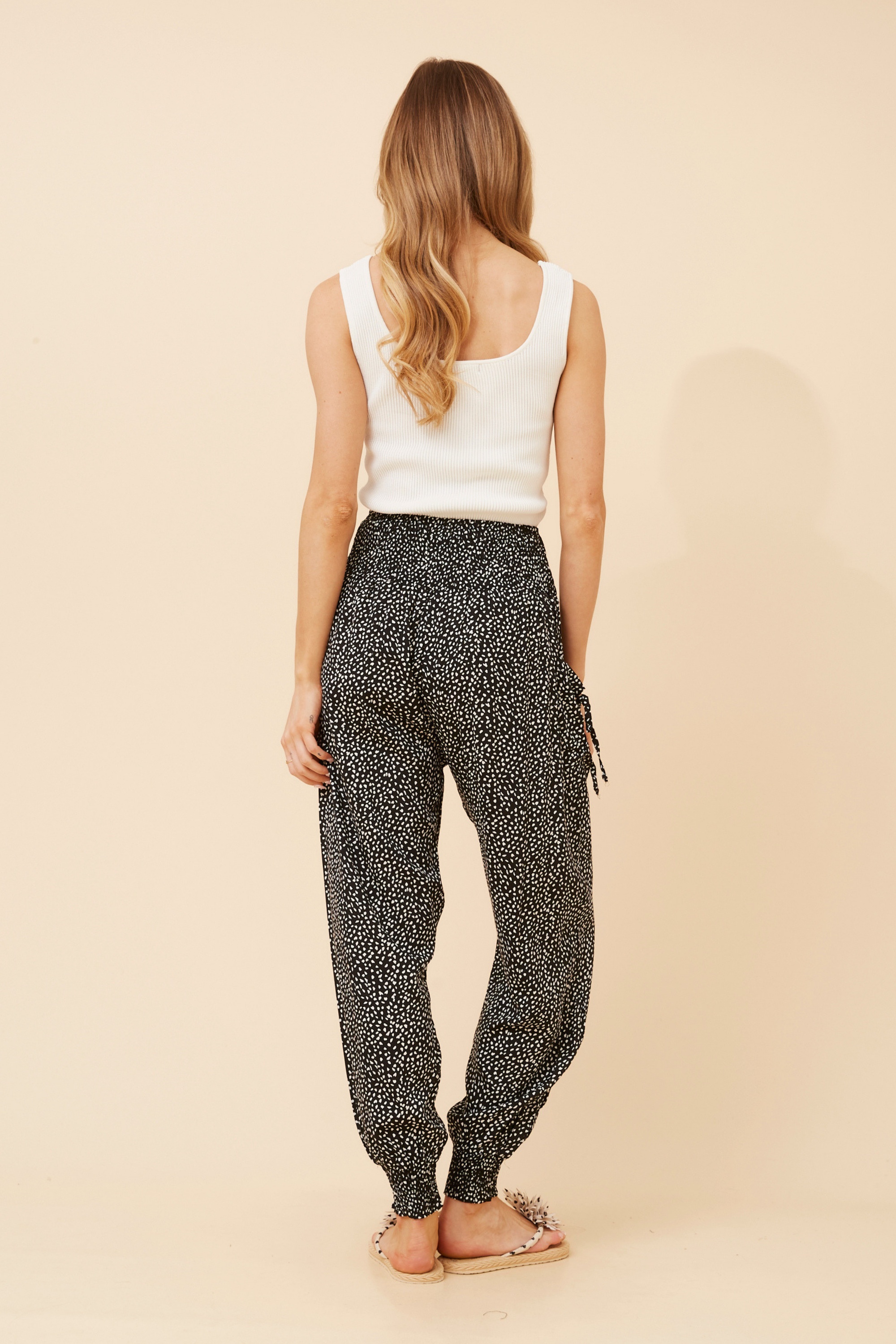 HAREM ABSTRACT PRINT PANTS