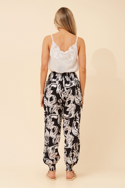 HAREM ABSTRACT PRINT PANTS