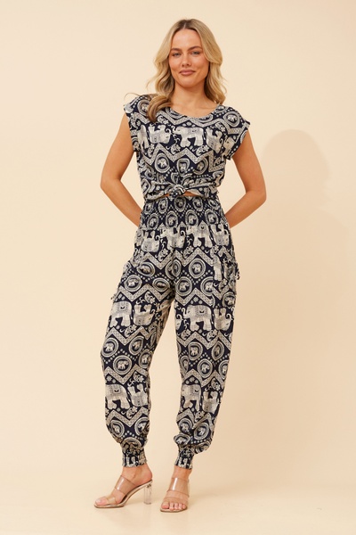 HAREM ELEPHANT PRINT PANTS