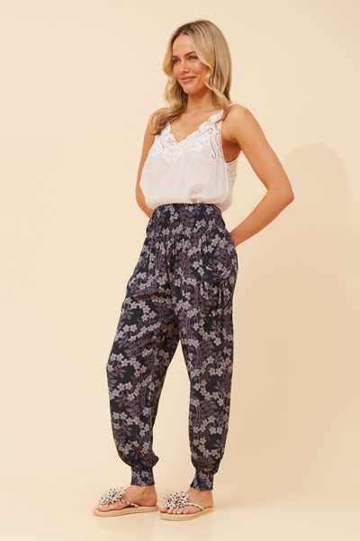 HAREM FLORAL PANTS