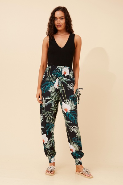 HAREM FLORAL PANTS