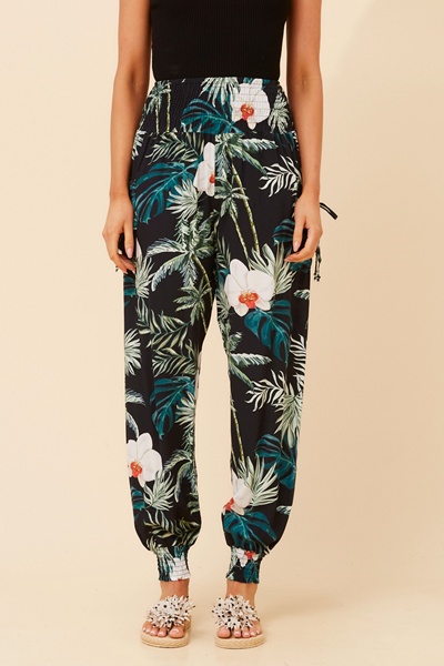 HAREM FLORAL PANTS