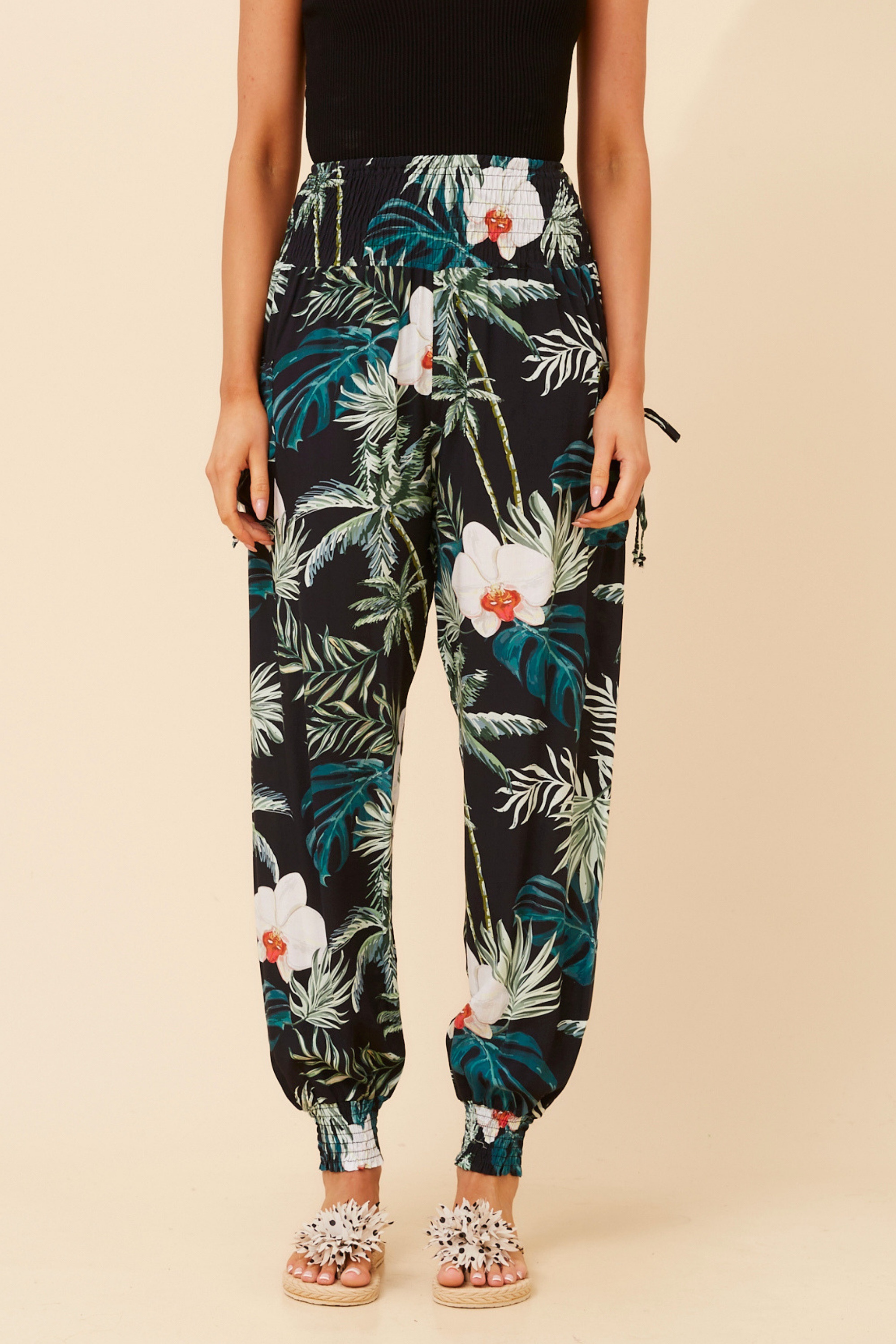 HAREM FLORAL PANTS