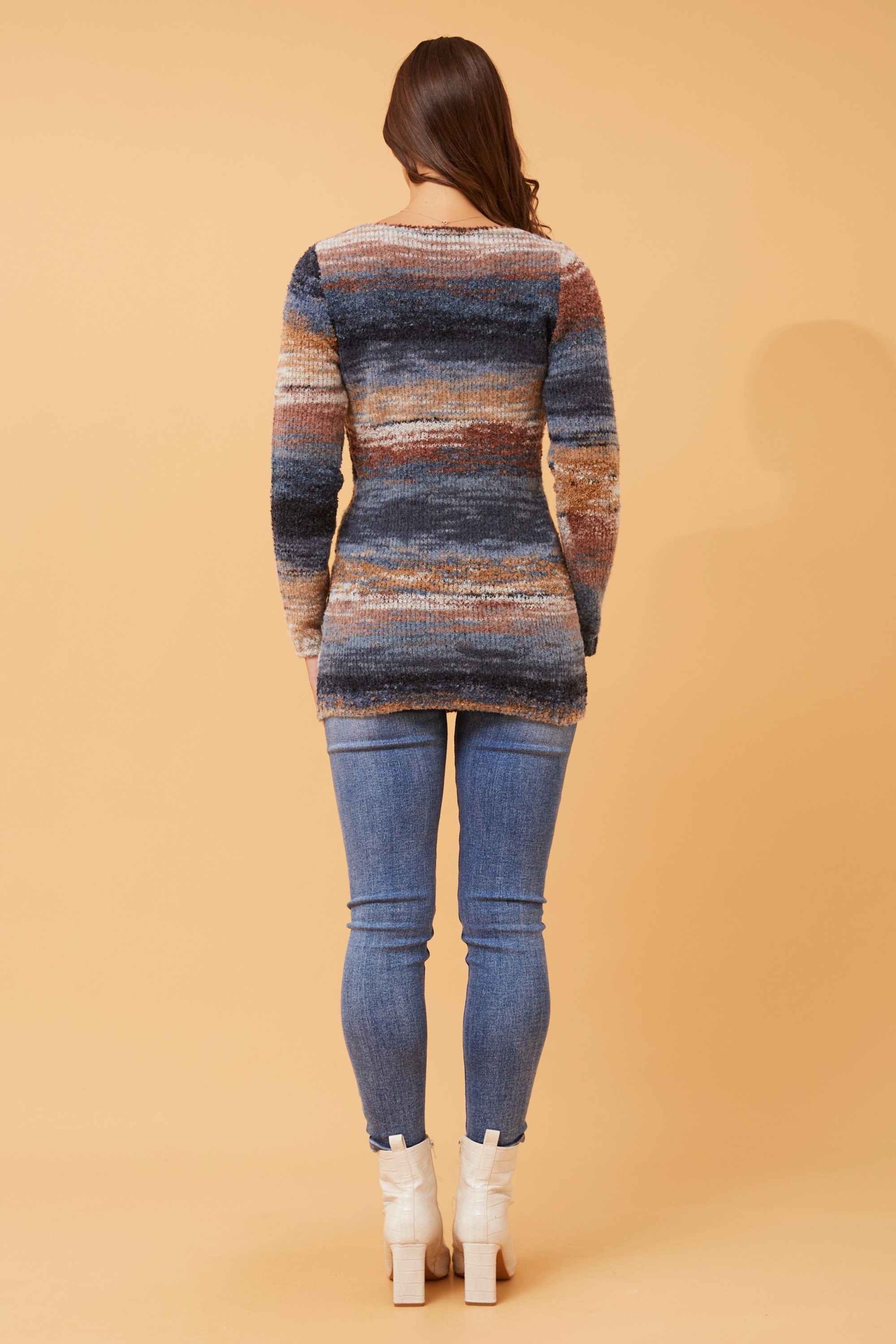 HARLEM ABSTRACT PRINT KNIT JUMPER