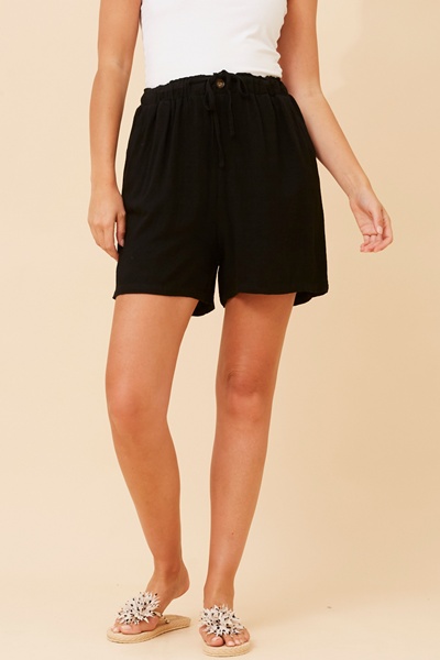 HAYLO PAPERBAG LINEN SHORTS