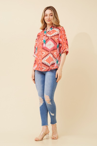 HELENI ABSTRACT SHIRT