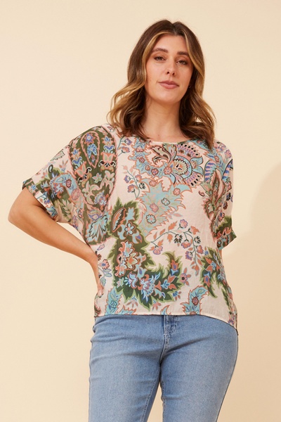 HENDRIX FLORAL TOP