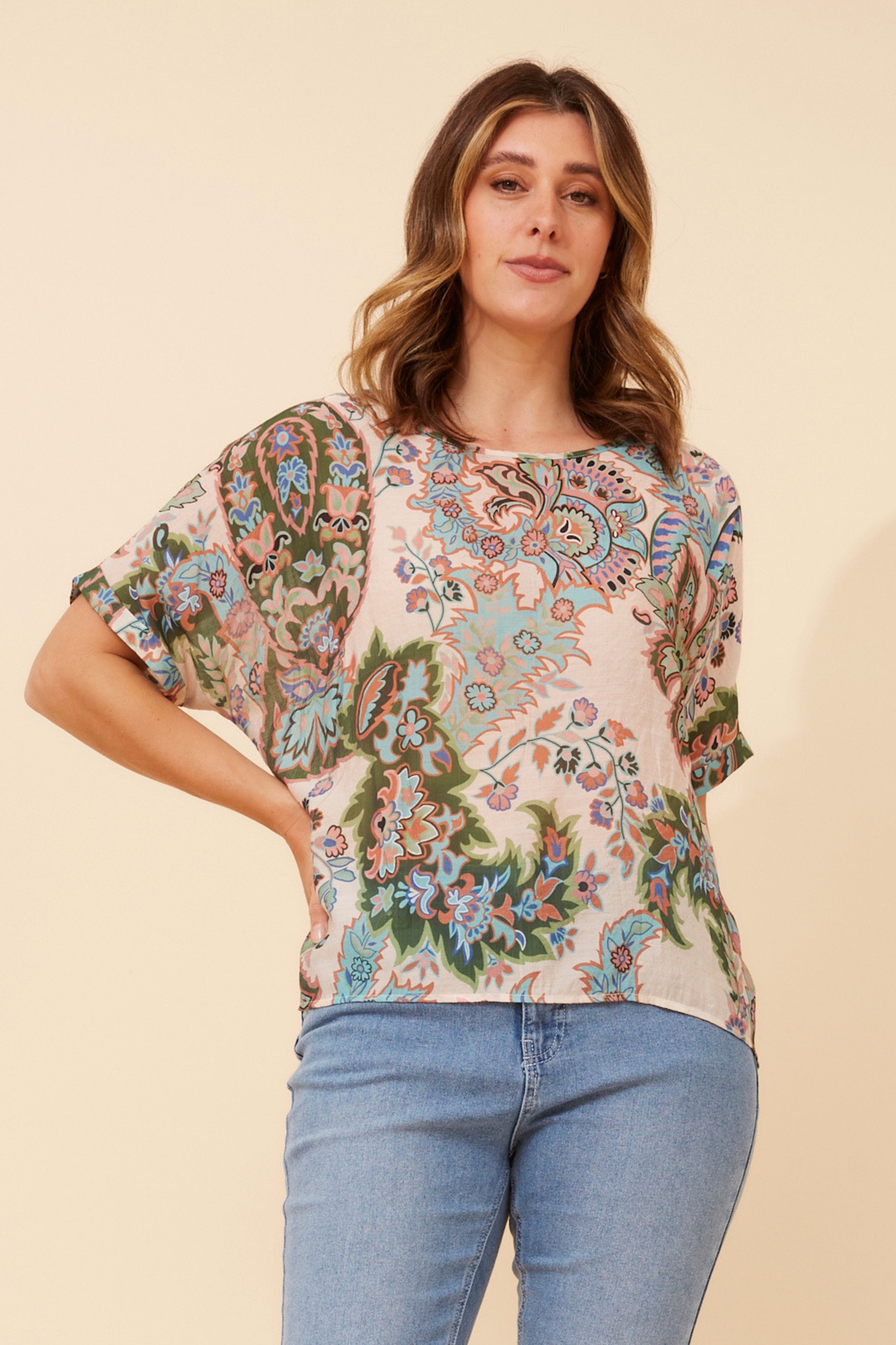 HENDRIX FLORAL TOP