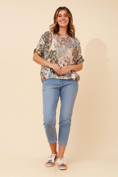 HENDRIX FLORAL TOP