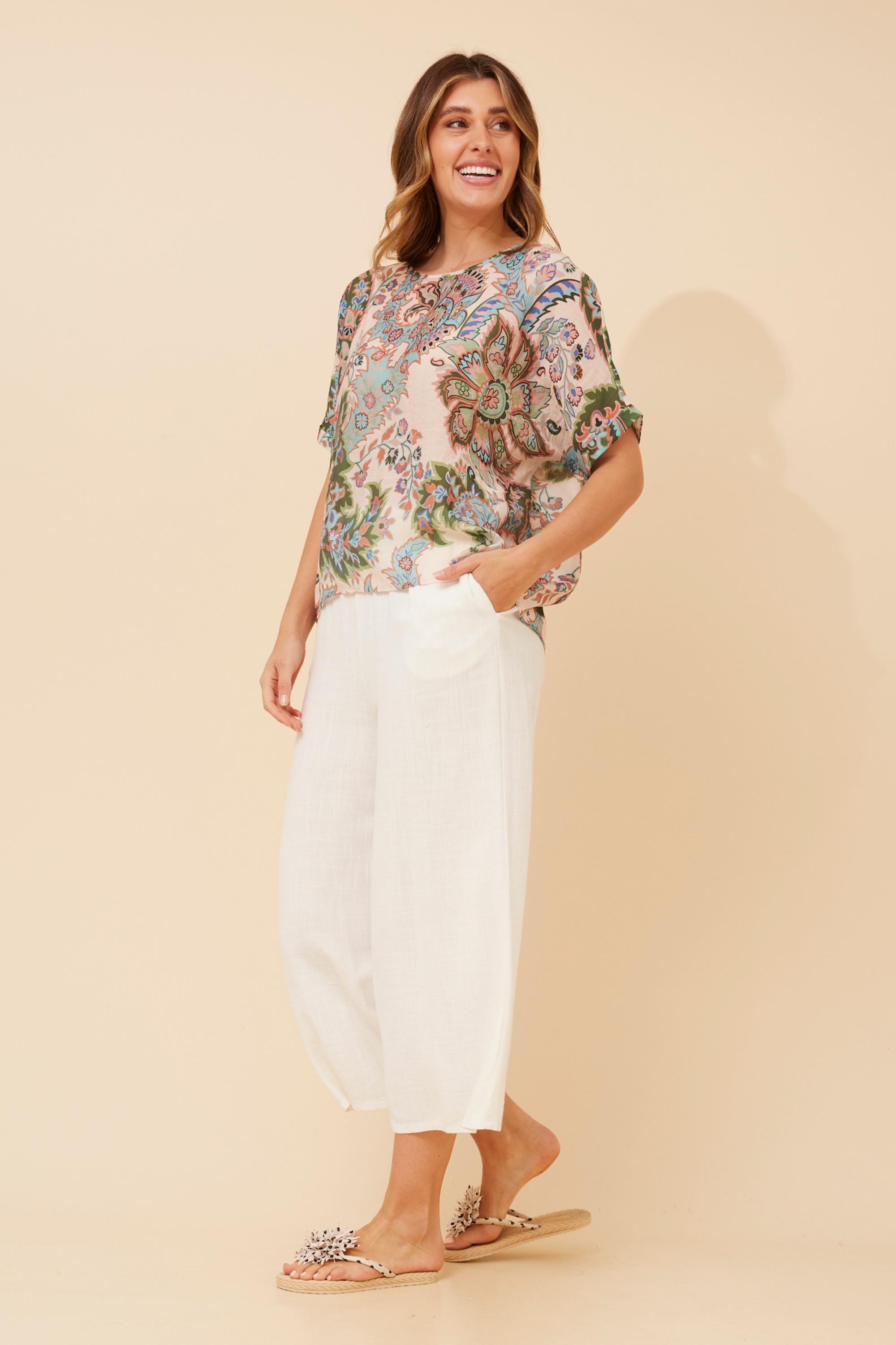 HENDRIX FLORAL TOP