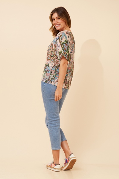 HENDRIX FLORAL TOP