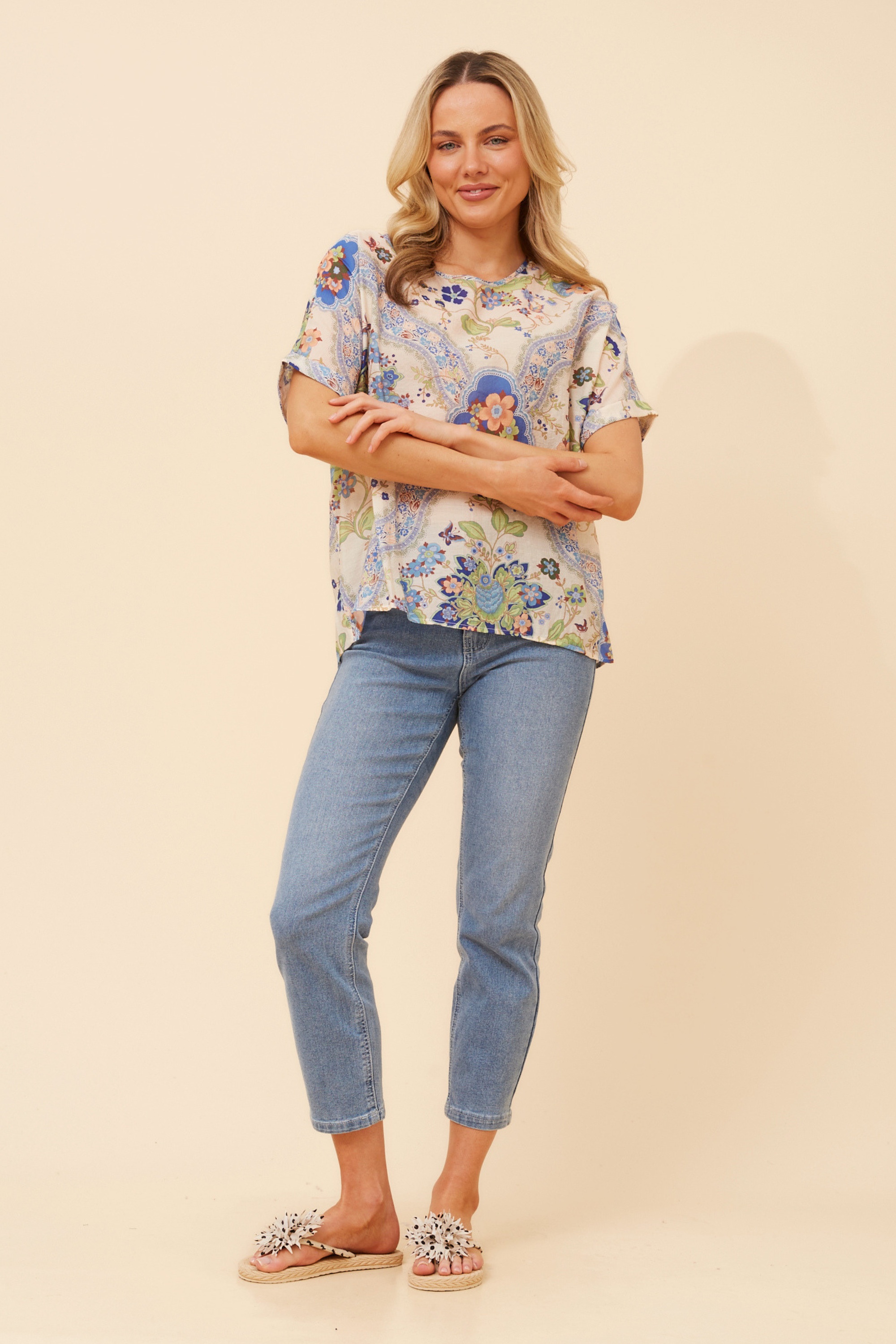 HENDRIX FLORAL TOP