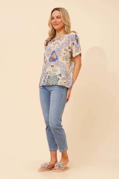 HENDRIX FLORAL TOP
