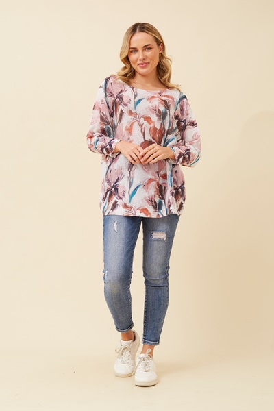 HENRI FLORAL PULLOVER
