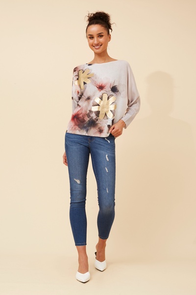 HENRI FLORAL PULLOVER