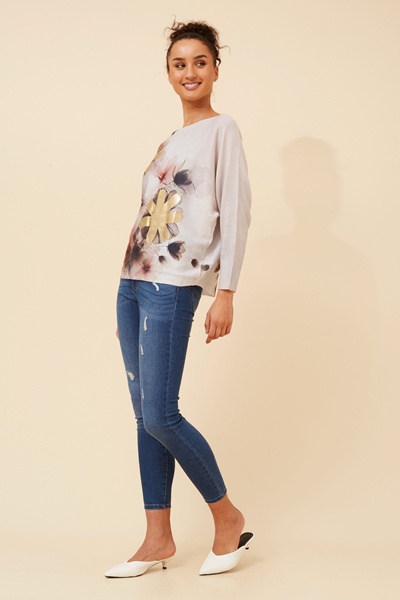 HENRI FLORAL PULLOVER