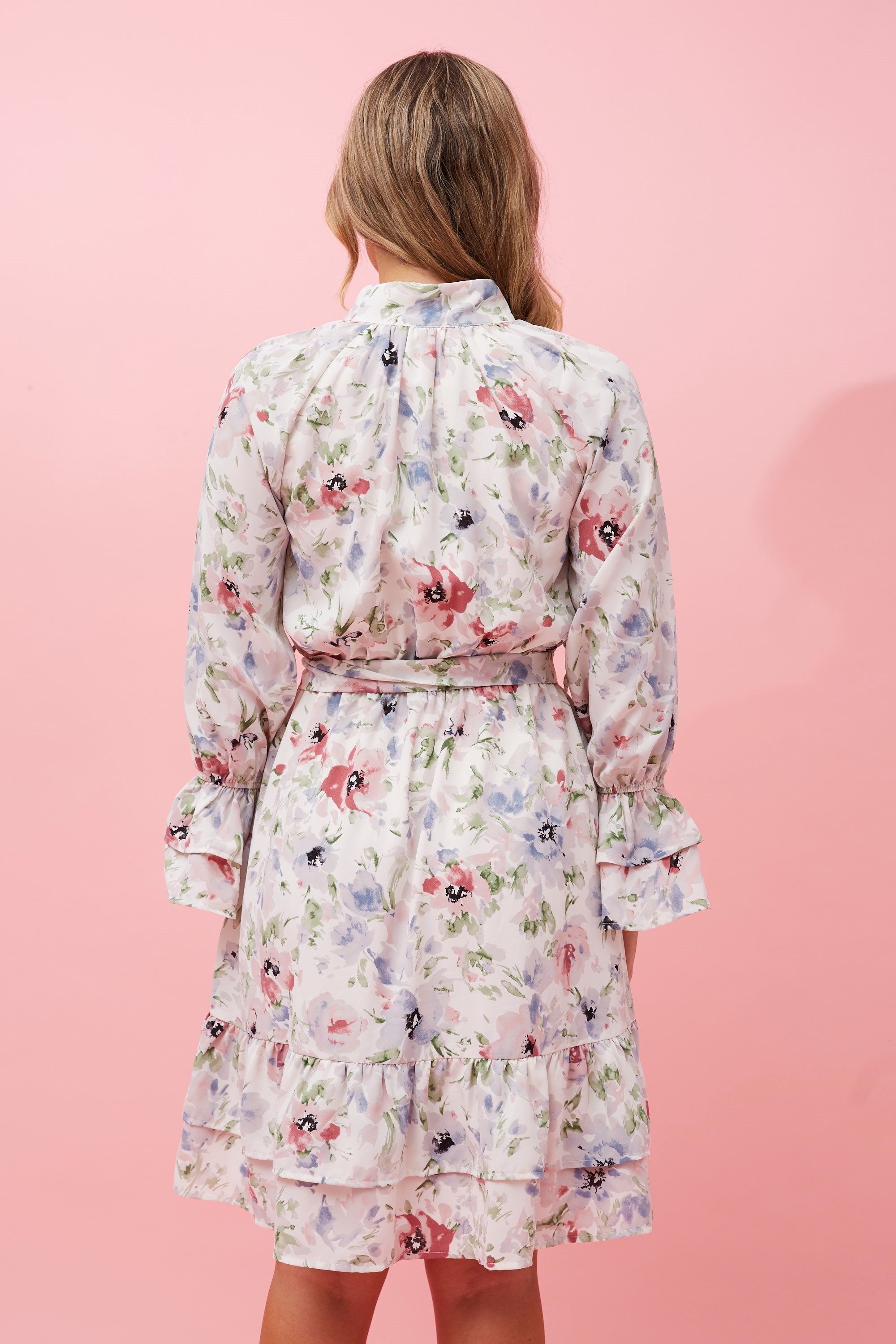 FANO STUDIOS neck floral short dress 公式通販安い
