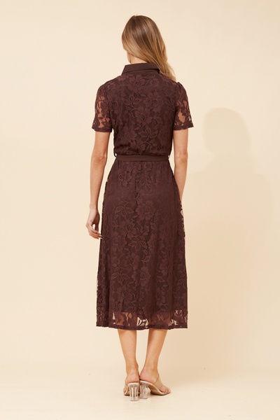 HILDE LACE MIDI DRESS