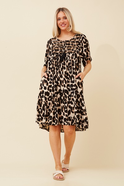HONDA ANIMAL PRINT DRESS