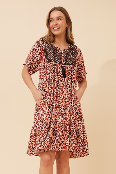 HONDA ANIMAL PRINT DRESS