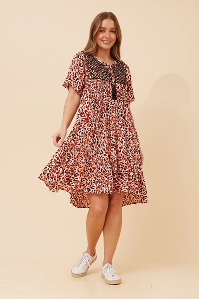 HONDA ANIMAL PRINT DRESS
