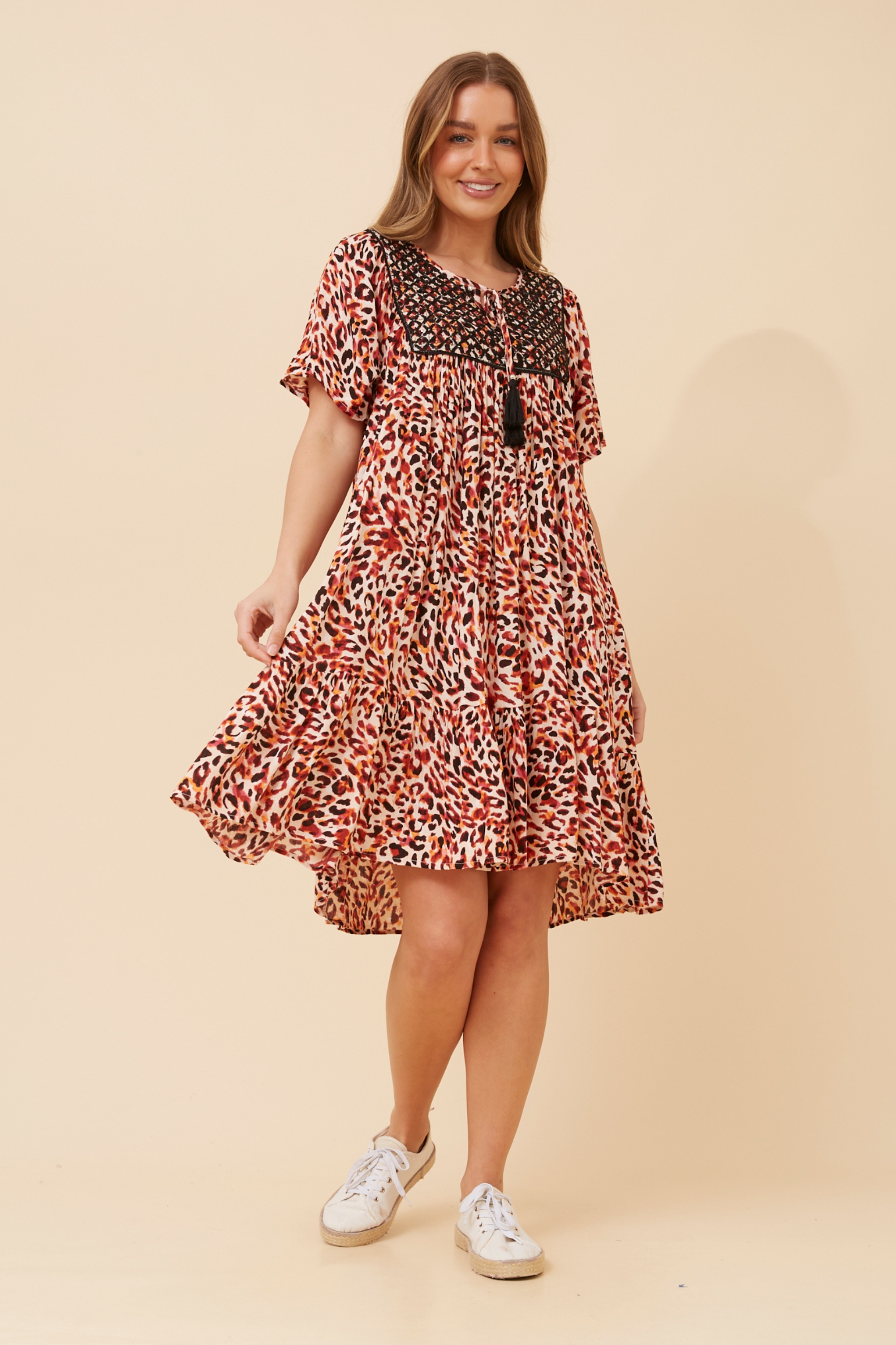 HONDA ANIMAL PRINT DRESS