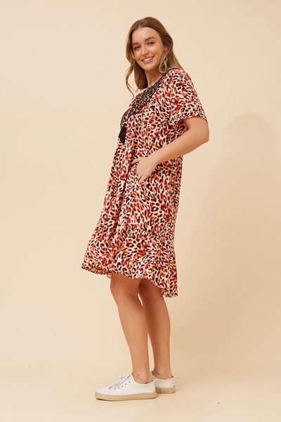 HONDA ANIMAL PRINT DRESS