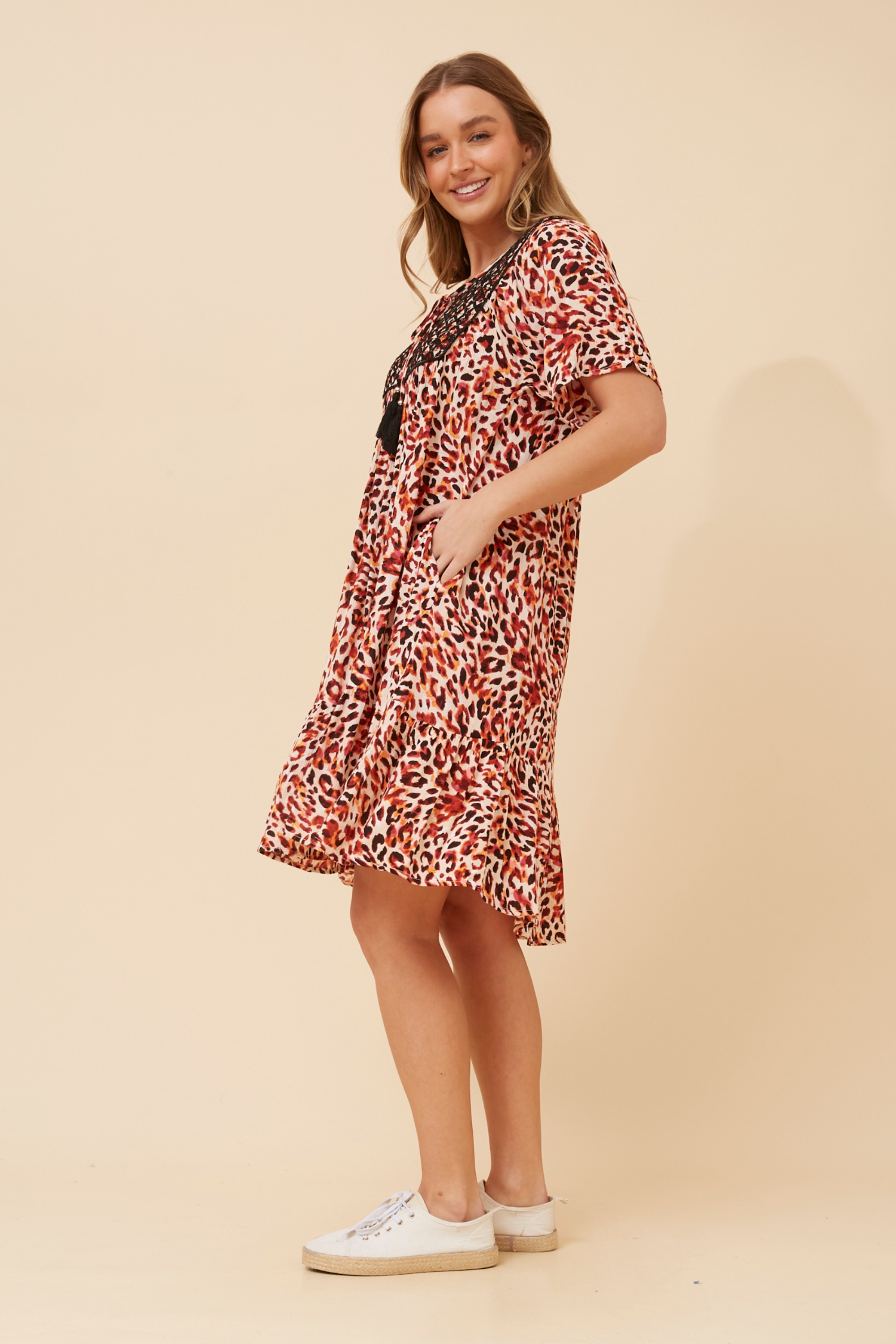 HONDA ANIMAL PRINT DRESS