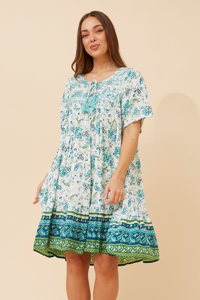 HONDA PAISLEY PRINT DRESS