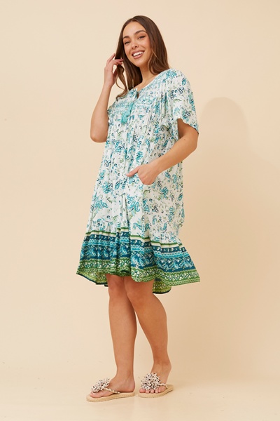 HONDA PAISLEY PRINT DRESS