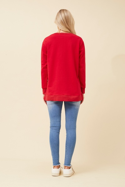 HUDSON GRAPHIC PRINT PULLOVER