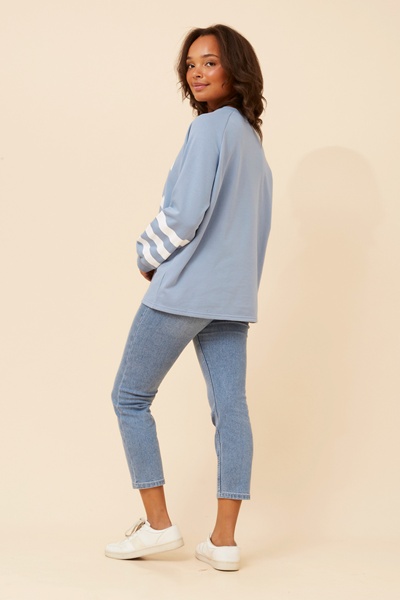 HUETTE GRAPHIC PRINT TOP